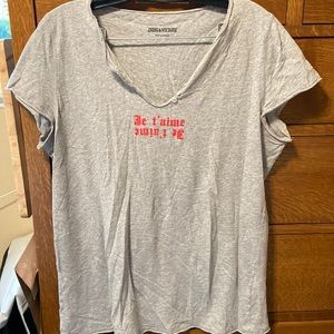 Zadig & Voltaire Grey Tee